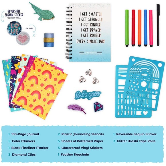 Empowerment Journal for Girls, Teens - Journal Kit - Picture 2 of 6